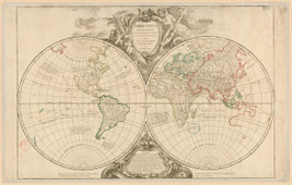 mappa della vecchia terra
