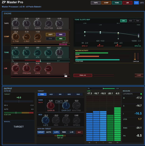 ZP Master Pro - modulo JSFX per Master