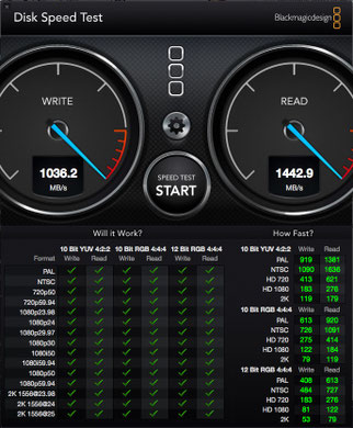 Test Disco SSD RAID0 RocketRadid 2720 su Mac 5,1