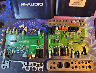 La M-Audio smontata