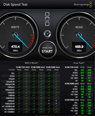 Test disco HDD RAID5 RocketRaid 2720 su Mac